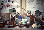 The Infraordinary Museum, curiosity shop window, Chinon, France